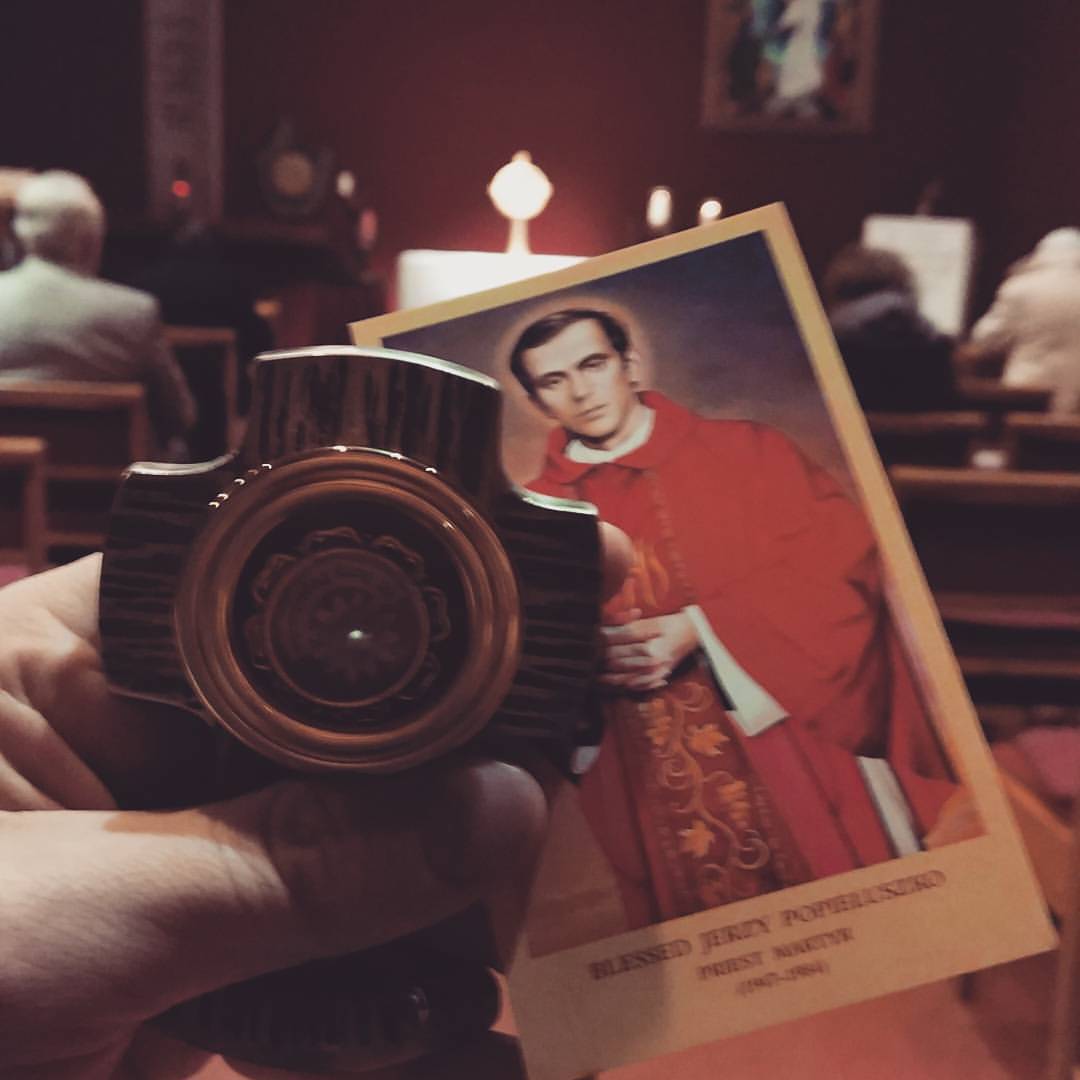 Just about to celebrate Mass at the vigil for priests. I took…