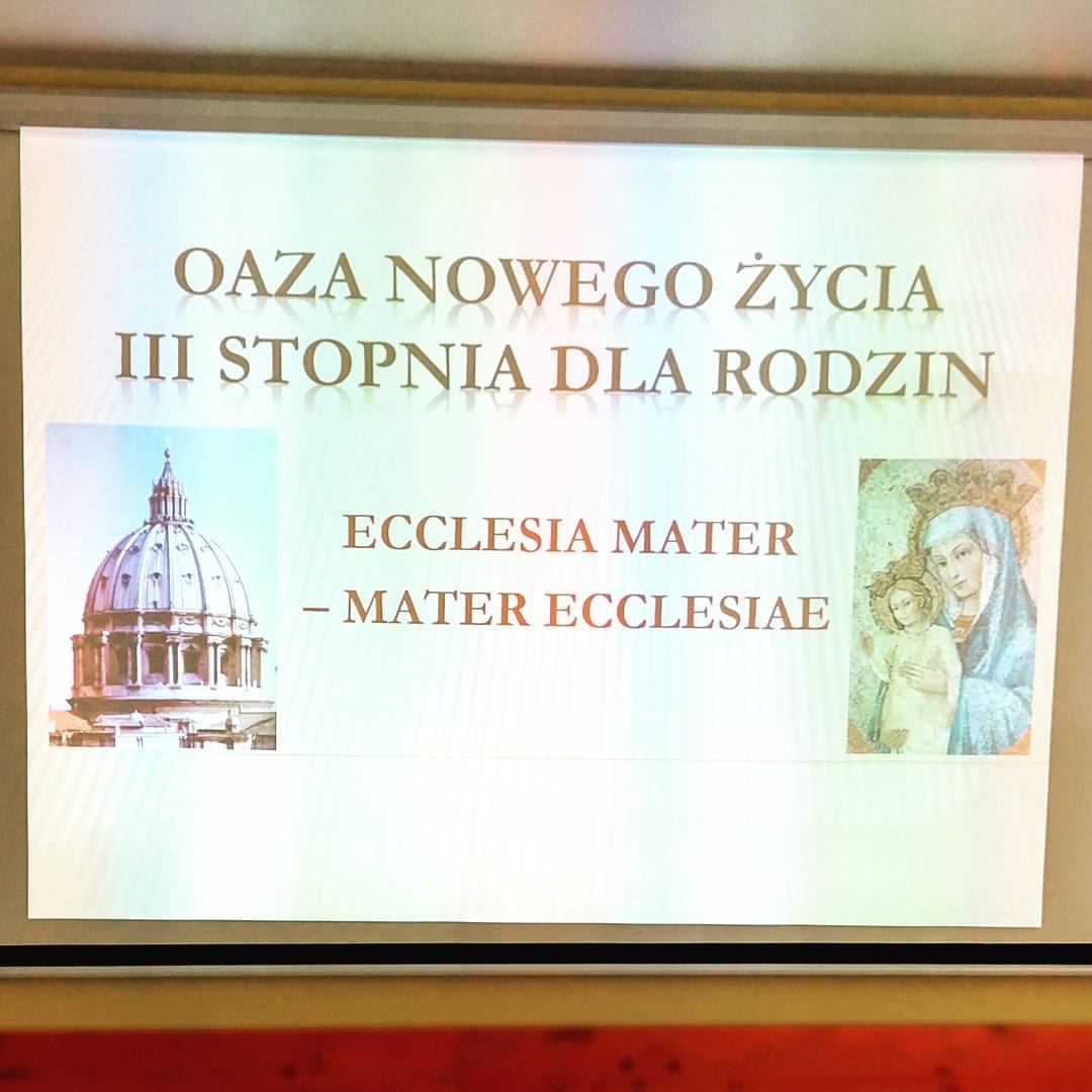 Na Oazie Rekolekcyjnej Diakonii Rekolekcji II stopnia dziś czas doświadczenia rzeczywistości Kościoła, jako "Nowego Jeru