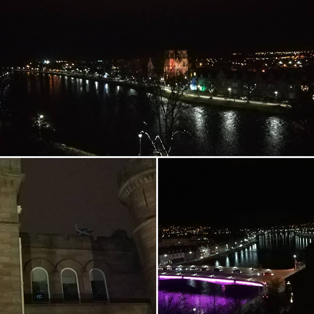 Inverness by night Wieczorna przechadzka. #Scotland…