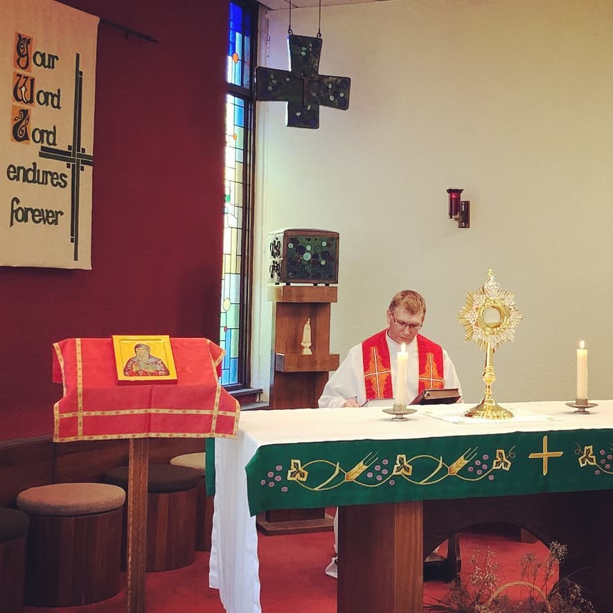 Wczoraj wieczorem podczas spotkania Wspólnoty św. Endy w naszym domu werbistów w Maynooth przeżywaliśmy po Eucharystii t