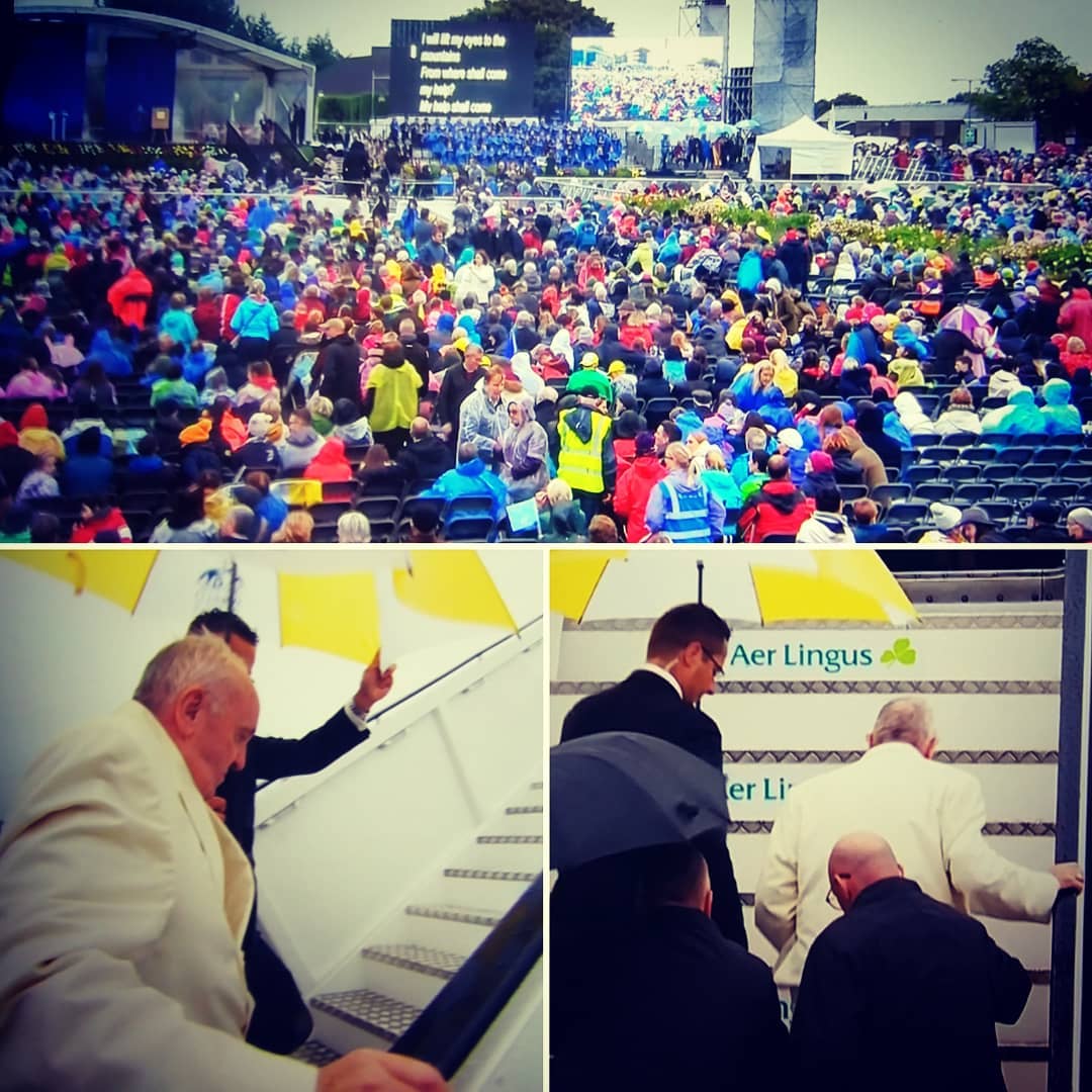 #popeinireland już w drodze do Sanktuarium maryjnego w Knock na…