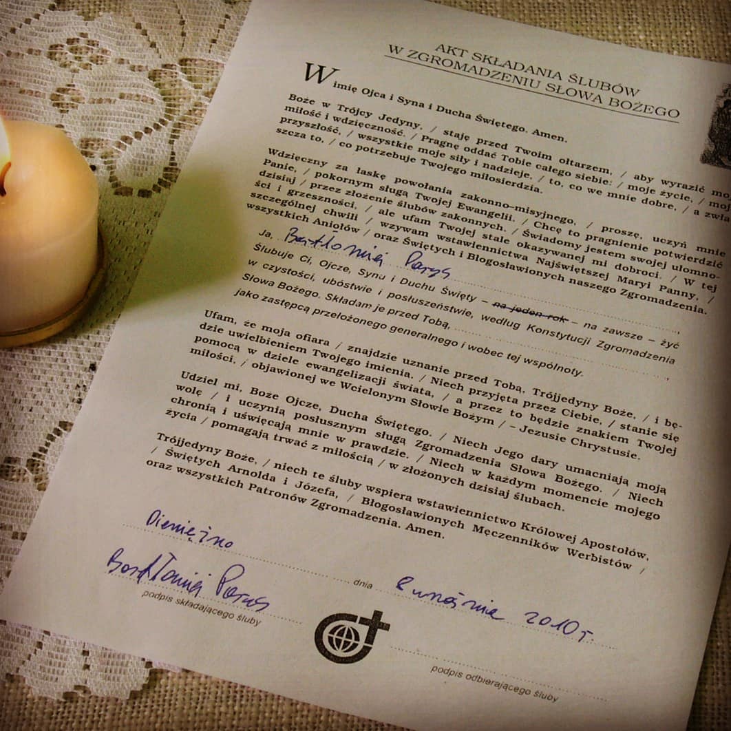 "O osobie zakonnej nie stanowi szata zakonna czy zewnętrzne spełnianie powinności życia zakonnego. Sprawą istotną jest o