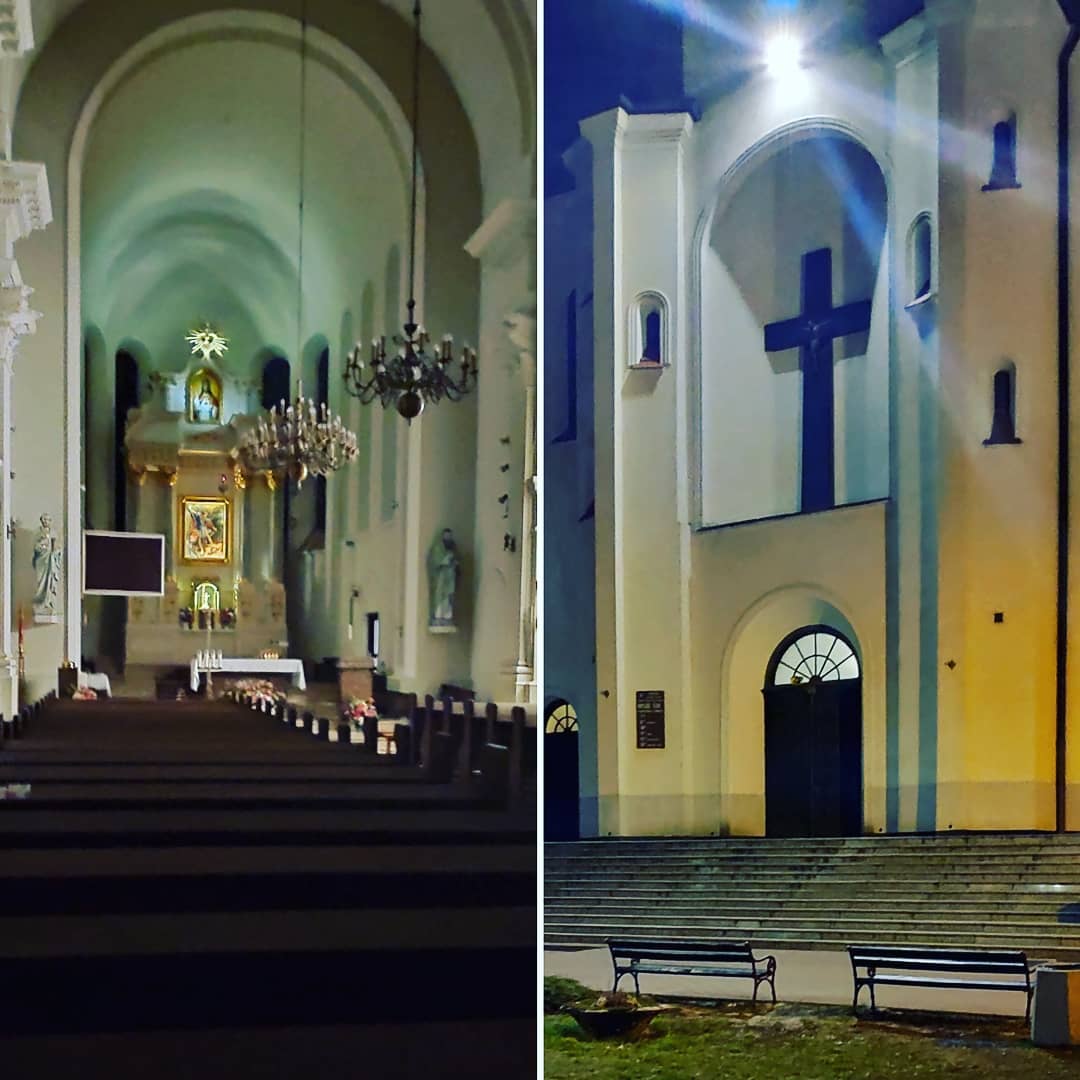 Wieczorową porą i "przy okazji" Opatrzność skierowała dziś moje kroki do miejsca gdzie przeżywałem swoją praktykę diakoń