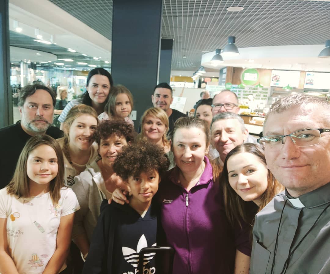 A na zakończenie pielgrzymki, z niektórymi mały obiadowy after…