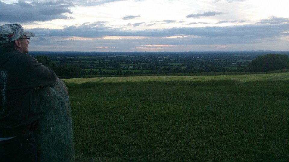 The conclusion of the day: sunset at the hill of Tara.…