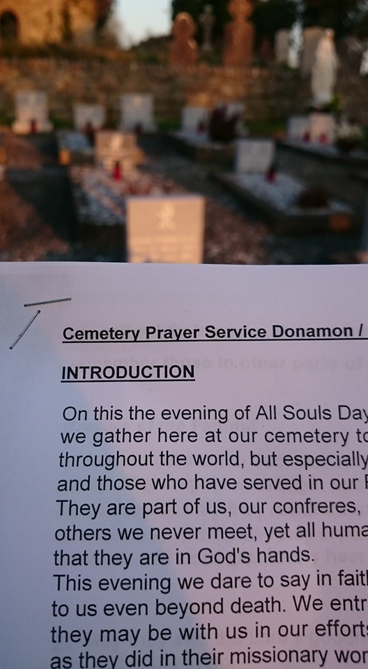 This afternoon we are going to have a special service in the…