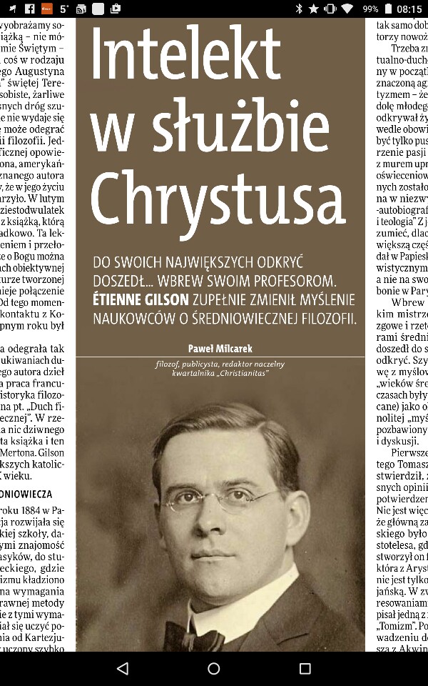 Ciekawy artykuł od Paweł Milcarek w najnowszym Gościu o Étienne…