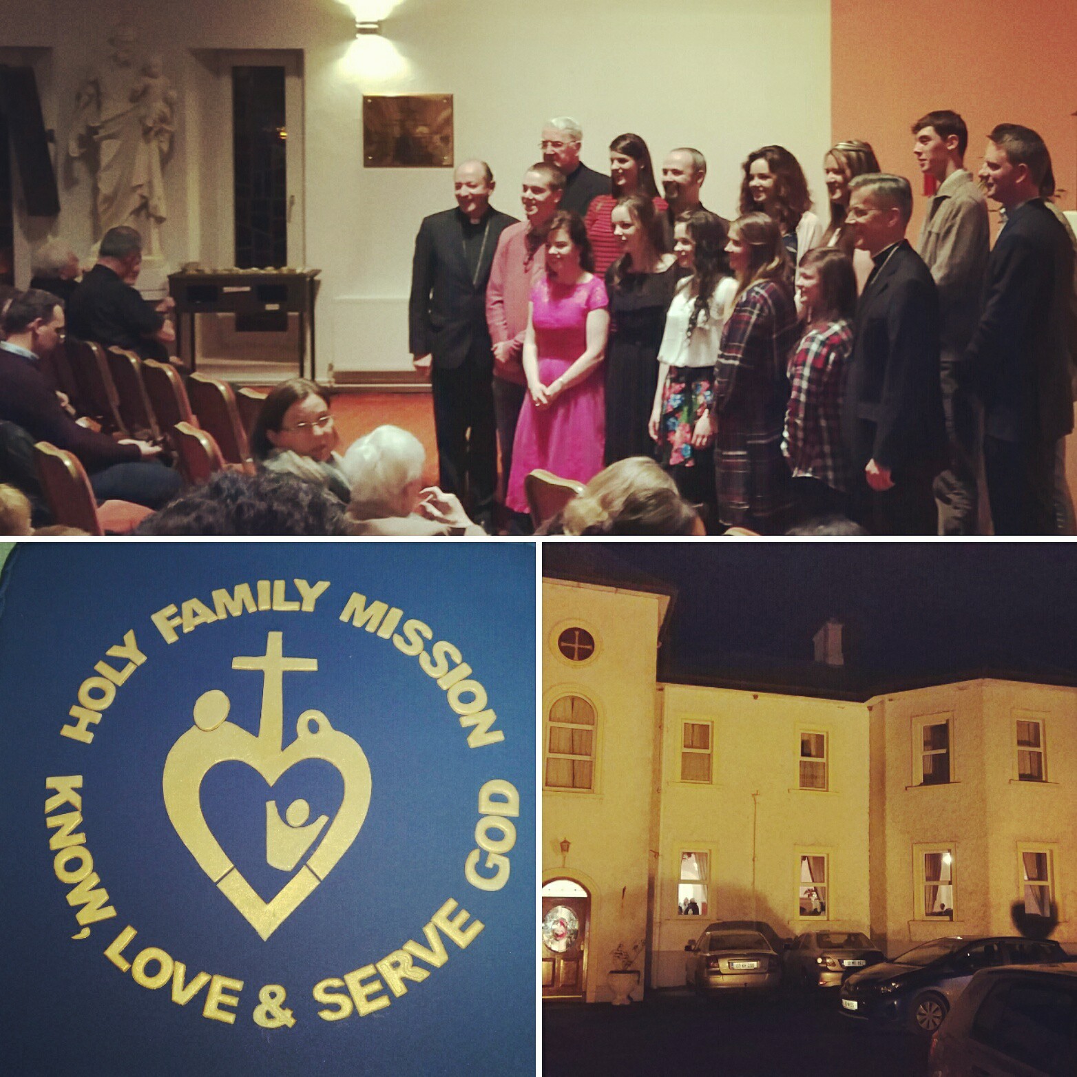 It was truly a blessed night. The official launch day for the Holy Family Mission in Glencomeragh. This house will be a 