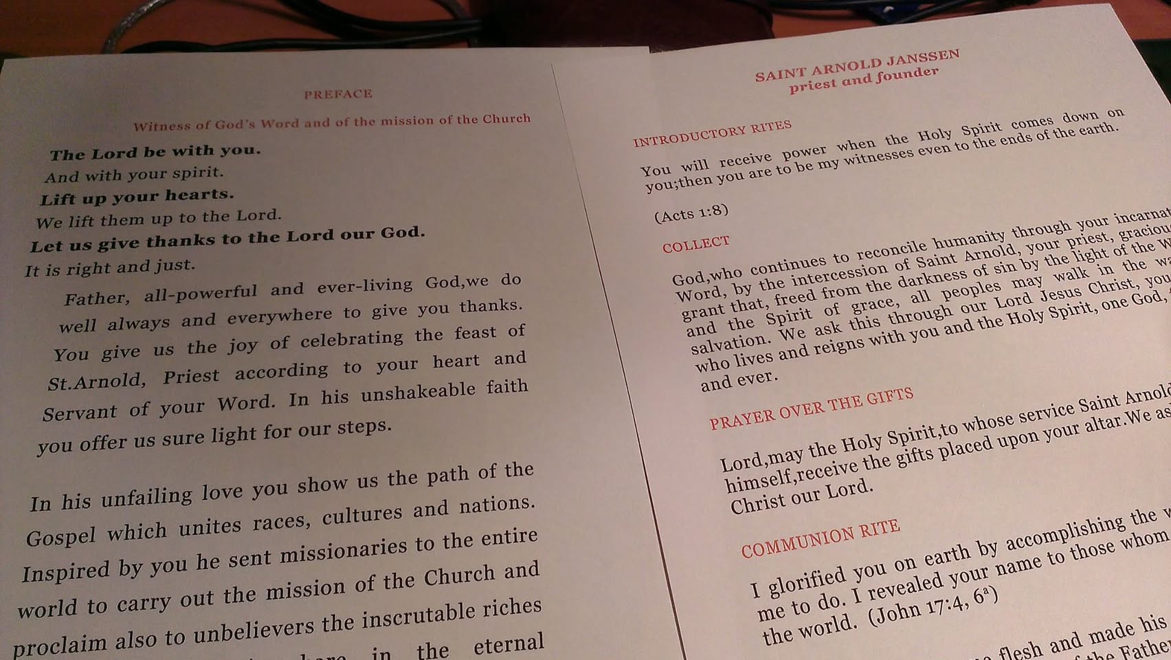Tomorrow as Saint Arnold Janssen celebrates his birthday…