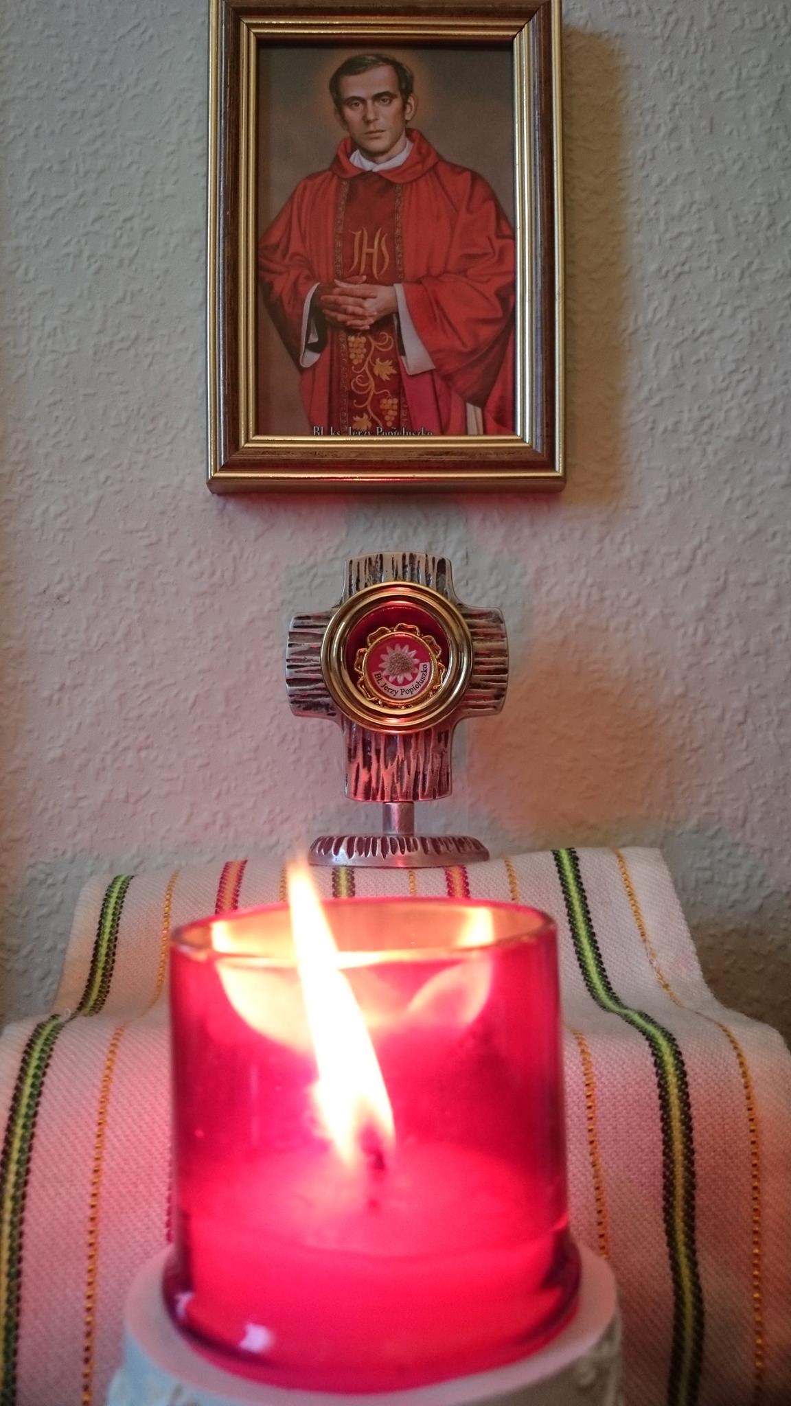 I brought from Poland relics of blessed Jerzy (George)…