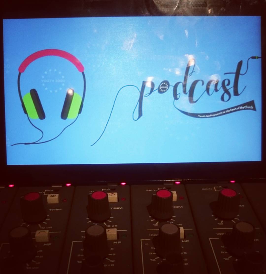 Recording another episode of podcast for @youth2000ireland with…