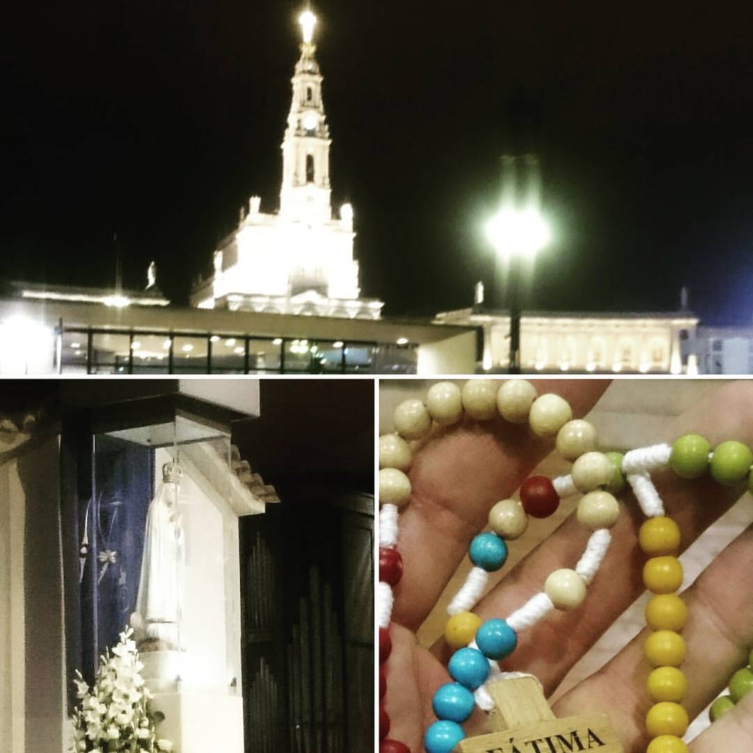 The evening rosary in the chapel of apparitions is about to…
