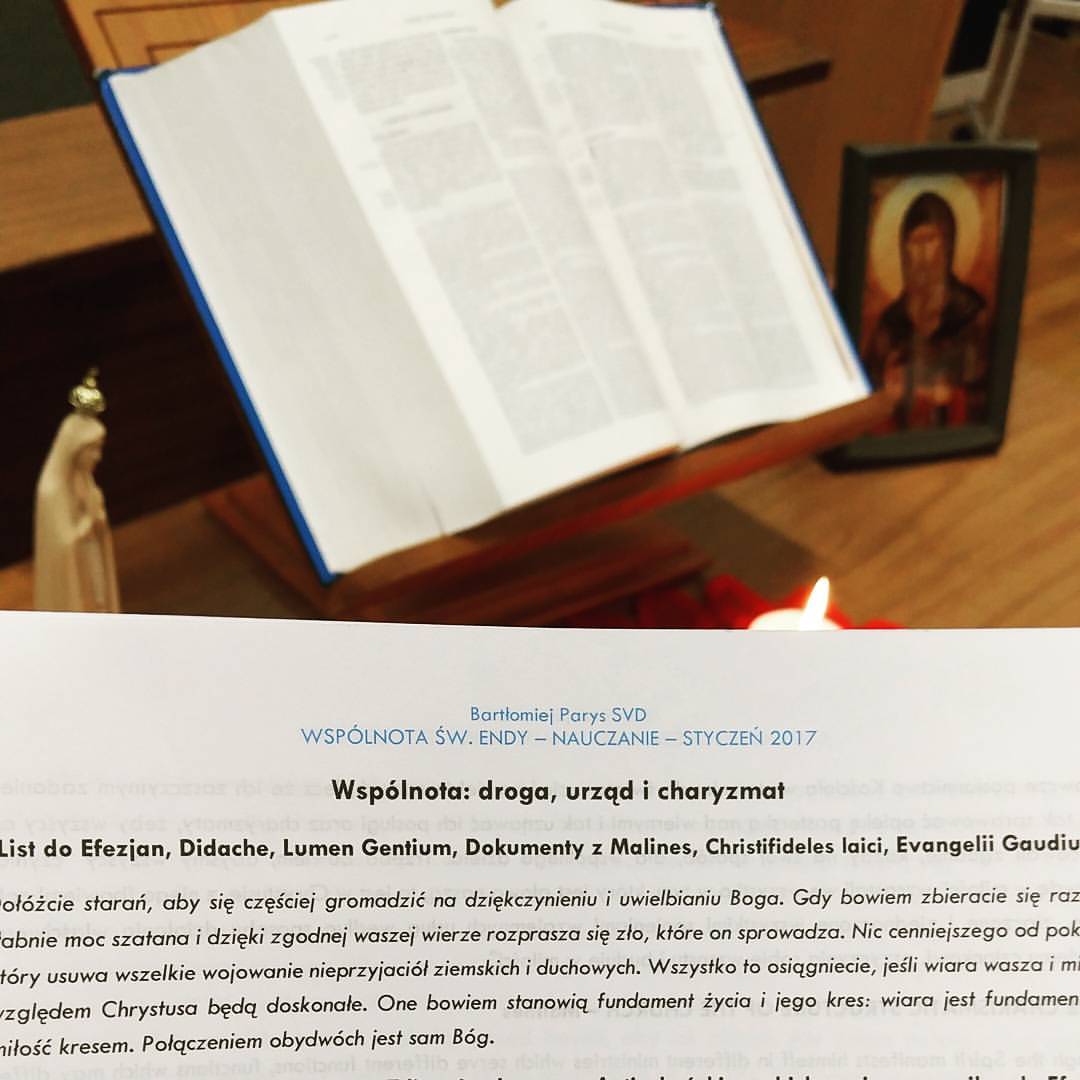 Wspólnota św. Endy dobija do pierwszego roku istnienia, stąd i…