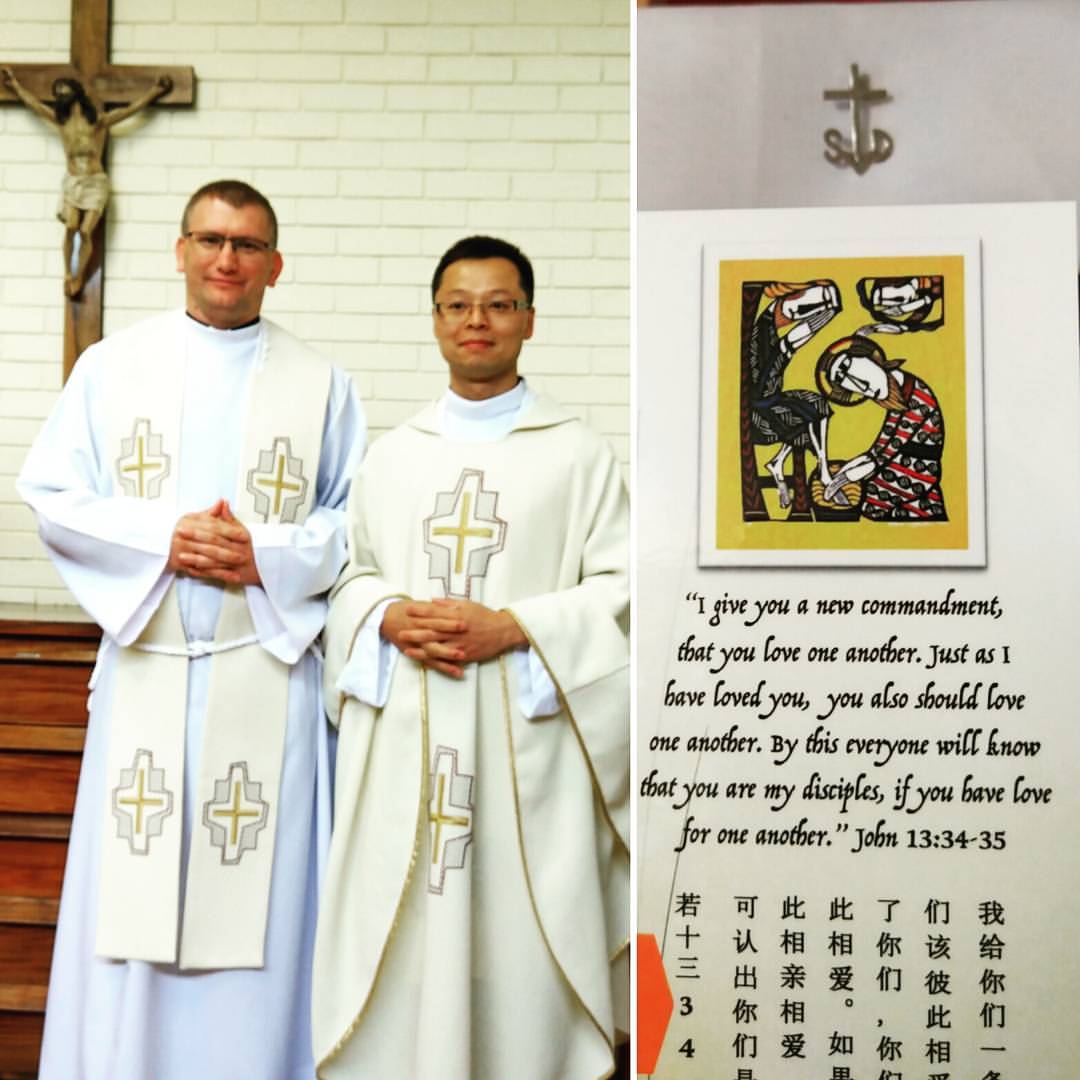 A great joy to participate in the first Mass of Joseph, our newly ordained confrere. Being in charge of formation in our