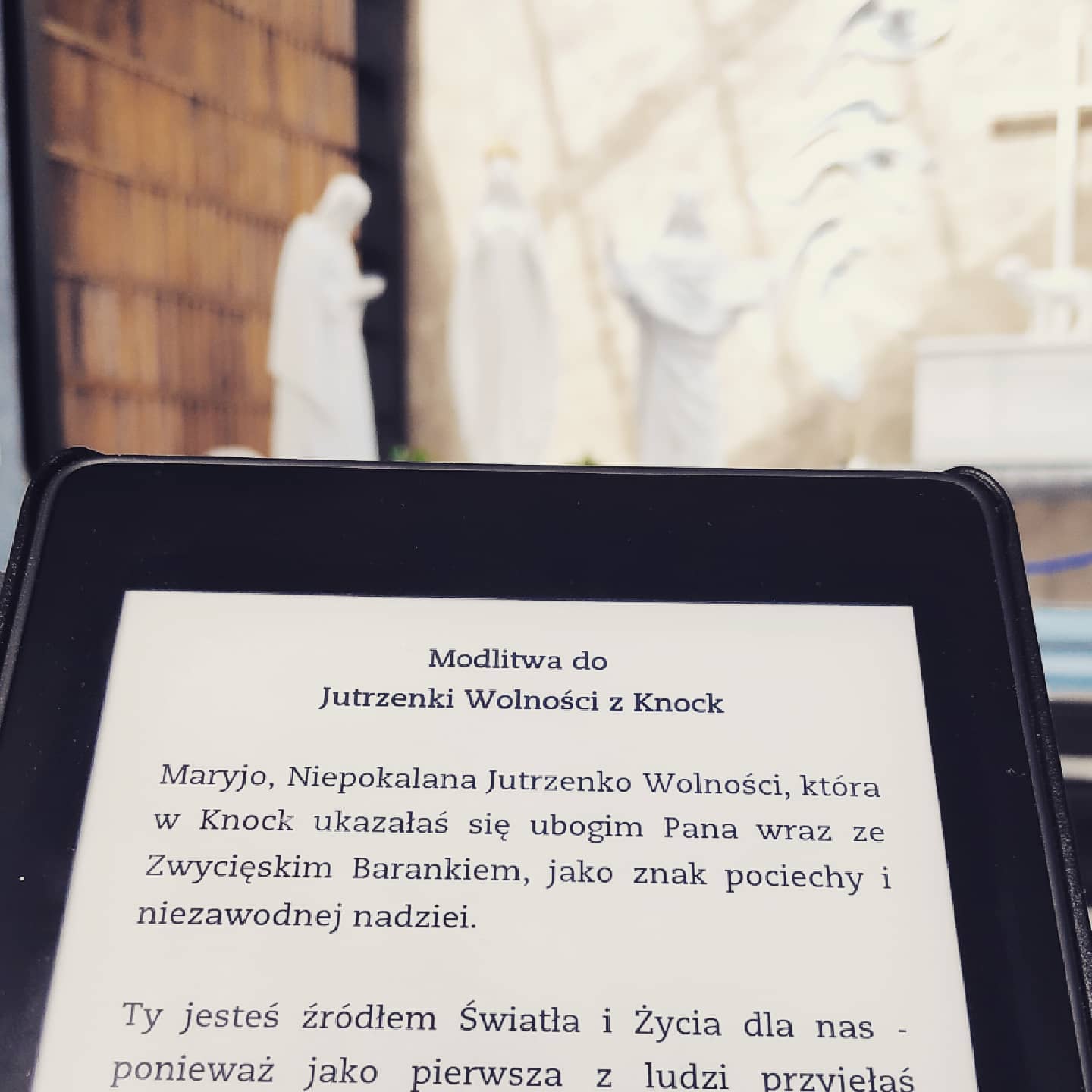 W dzień fatimski Opatrznościowo jestem dziś w Knock. Kaplica…