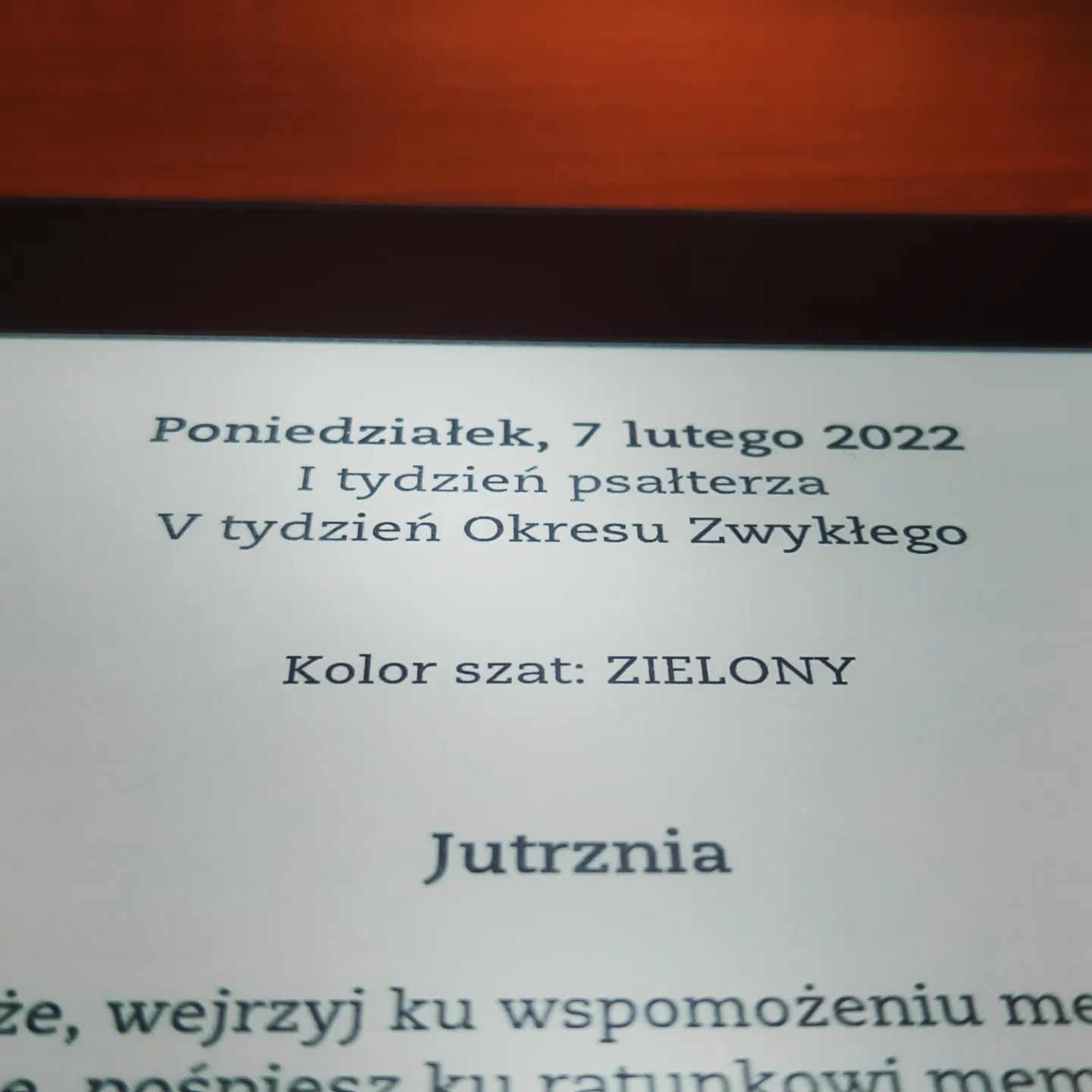 Mamy taką przestrzeń polsko-irlandzką online gdzie każdego dnia trwa modlitwa Liturgią Godzin. Zaczęło się na początku p