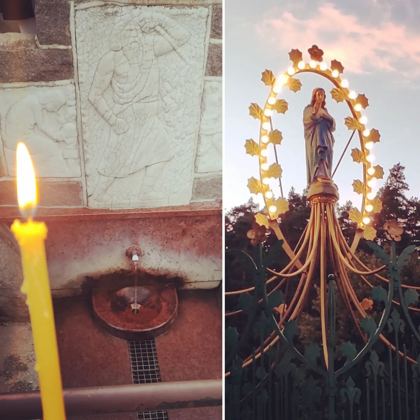 Wczoraj wieczorem przeżywaliśmy liturgię światła i wody, idąc…