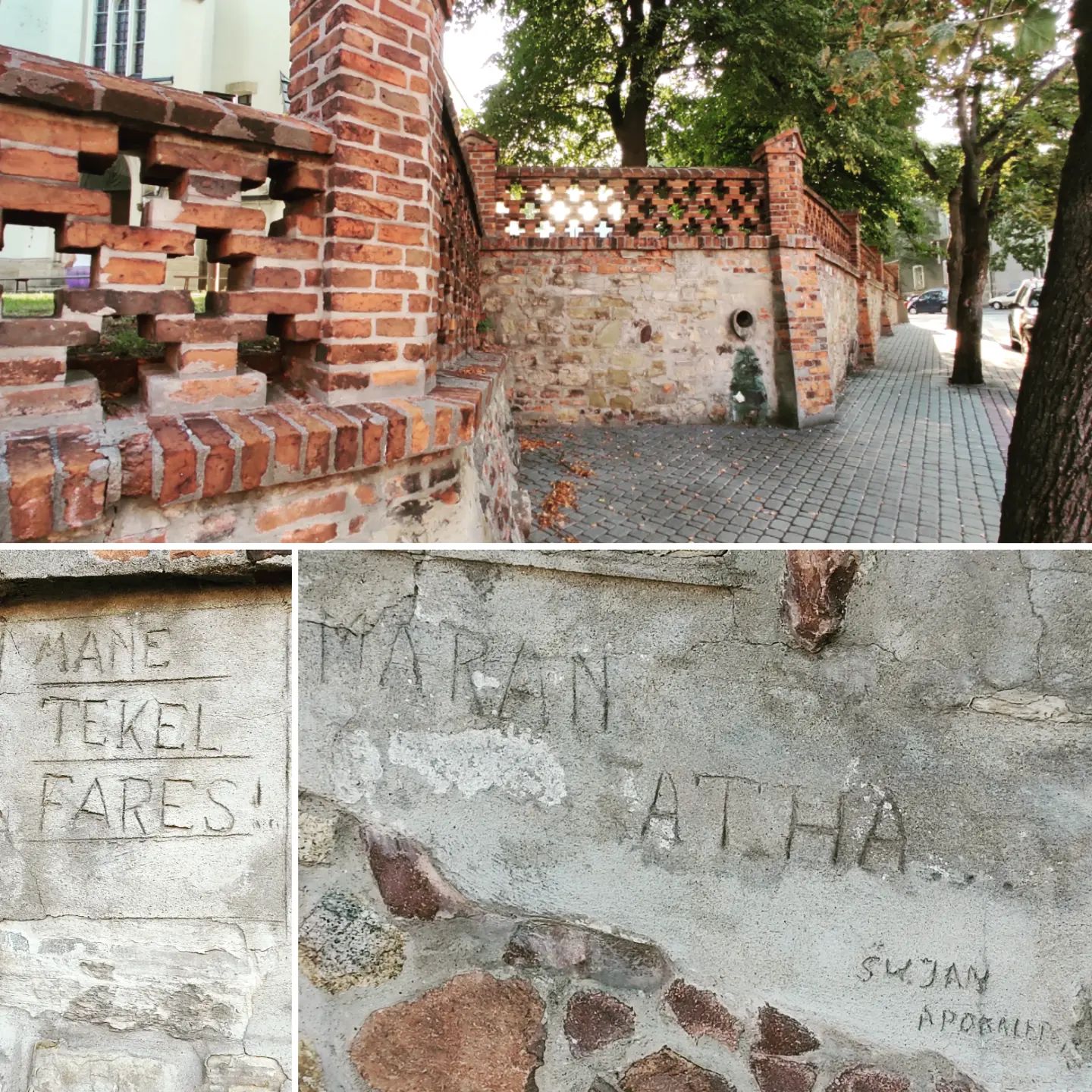 Czasem ludzie bazgrają na murach ale w naszej rodzinnej parafii…