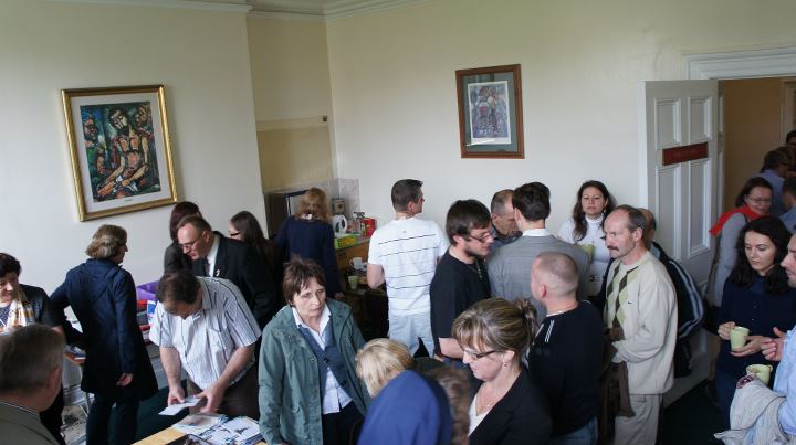 a po Eucharystii oczywiście kawko-herbatka, ten klimat rodzinny uwielbiałem w tym duszpasterstwie i cieszę się że przetr